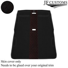 RED DIAMOND STITCH LUXE SUEDE